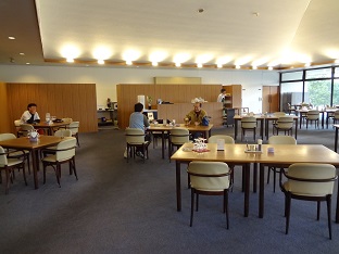 スタート前のレストラン