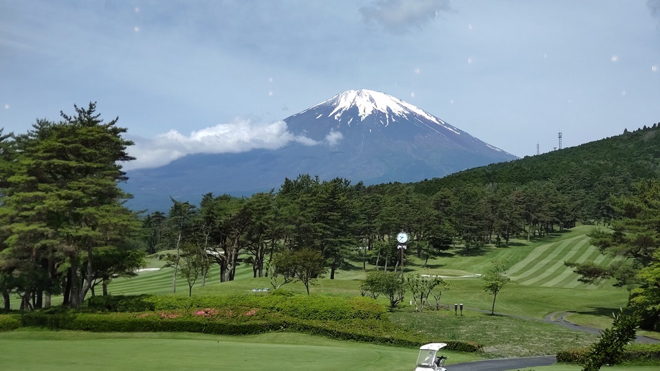 富士国際GCからの富士山