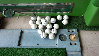 練習場のボール