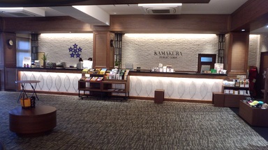 クラブハウス中のカウンター