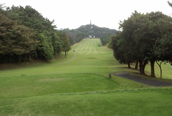 パー５上がり最終ホール