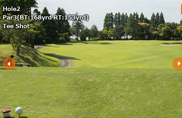 レイクウッド大多喜カントリークラブ南№２のショートホール